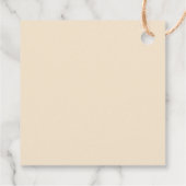 Rustic Champagne Floral Lijst Hartelijk dank Bedankjes Labels (Achterkant)