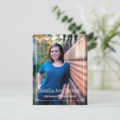 Rustic Charm Afstuderen Open House Invite Kaart (Staand voorkant)