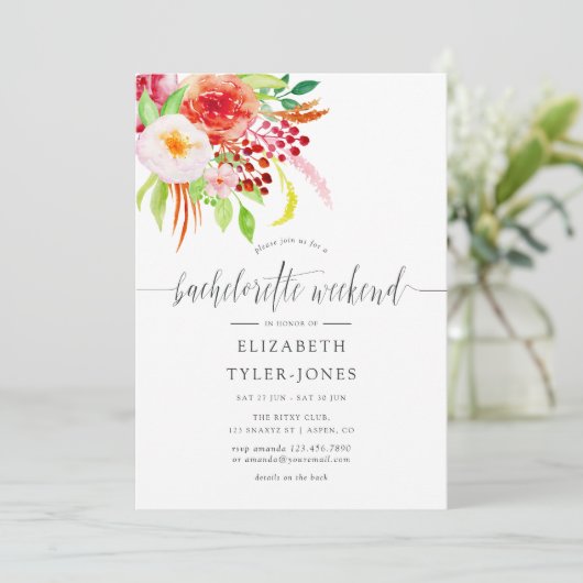 Rustic Charm Bachelorette Weekend Planning Kaart (Staand voorkant)