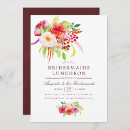  Rustic Charm Bridesmaids Luncheon Invite Kaart