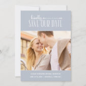 Rustic Charm | De foto bewaart de Datum Save The Date (Voorkant)