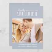 Rustic Charm | De foto bewaart de Datum Save The Date (Voorkant / Achterkant)