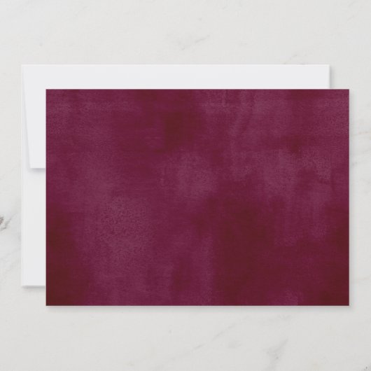 Rustic Charm Personalized Stationery Flat Card Bedankkaart (Achterkant)