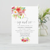  Rustic Charm Sip en Zie Kaart (Staand voorkant)