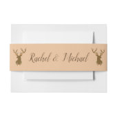 Rustic Charm Uitnodigingen Wikkel (Voorkant Voorbeeld)