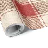 Rustic Check Cadeaupapier (Rol Hoek)