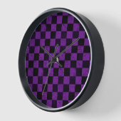 Rustic Checks, Purple and Black (Hoek)
