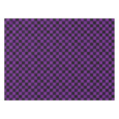 Rustic Checks, Purple and Black Tafelkleed (Voorkant (Horizontaal))