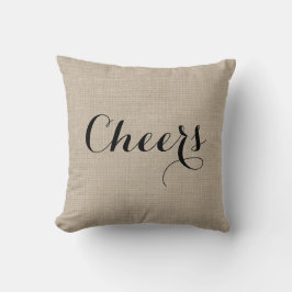 Rustic Cheers Pillow Kussen