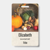 Rustic Chef's Table Bounful Harvest Badge (Achterkant)