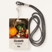 Rustic Chef's Table Bounful Harvest Badge (Achterkant met draagriem)