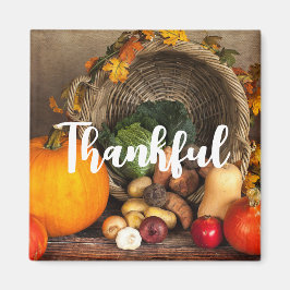 Rustic Chef's Table Bounful Harvest Thankful Magneet