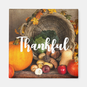 Rustic Chef's Table Bounful Harvest Thankful Magneet