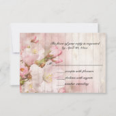 Rustic Cherry Blossom | Weddenschap RSVP Kaartje (Voorkant)