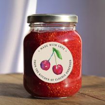 Rustic Cherry Koken Met Liefde Keukencadeau Sticke