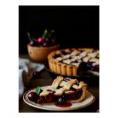 Rustic Cherry Pie Poster (Voorkant)