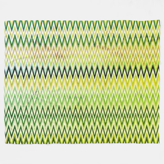 Rustic Chevron Zigzag Pattern Fleece Deken (Voorkant (Horizontaal))