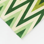 Rustic Chevron Zigzag Pattern Fleece Deken (Hoek)