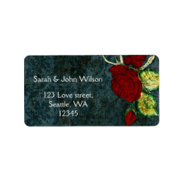 Rustic Chic Aqua  Roos Wedding Etiket