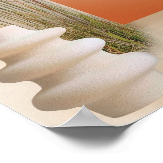 Rustic Chic Boho Pampas Bridal Shower Welcome Sign Poster (Hoek)