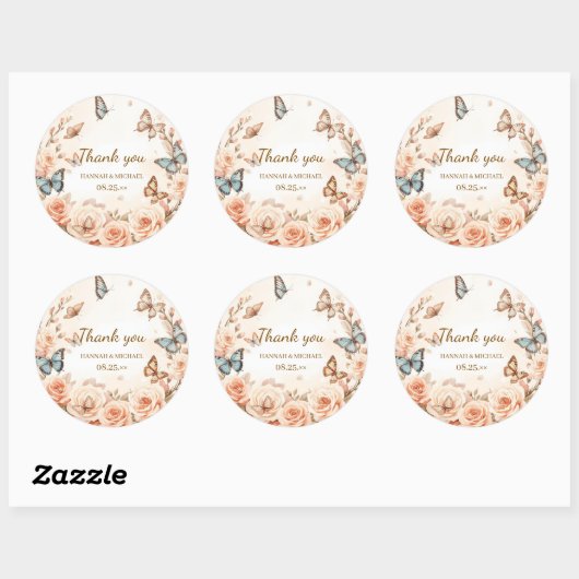Rustic Chic Botanical Label for Weddings Gifts (Vel)
