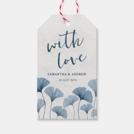 Rustic Chic Dusty Blue Wedding Favor Cadeaulabel