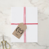 Rustic Chic Faux Kraft bedankt voor de tags Cadeaulabel (Met Touw)