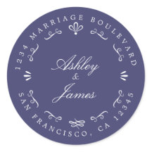 Rustic Chic Future Mrs Wedding Return Address