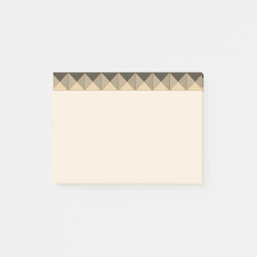 Rustic Chic Pyramids Post-it® Notes (Voorkant)