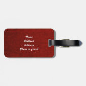 Rustic Chic Union Jack Bagagelabel (Achterkant horizontaal)