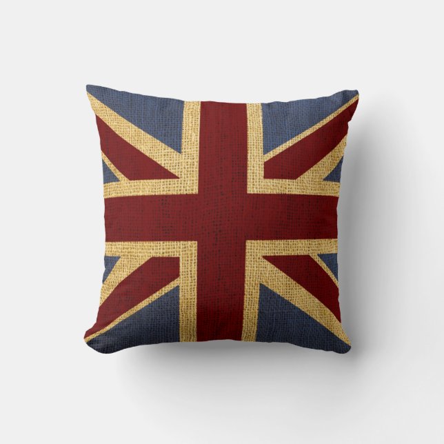 Rustic Chic Union Jack Kussen (Voorkant)