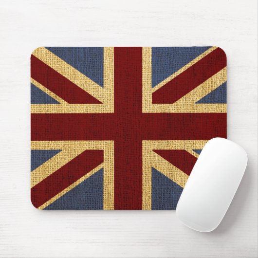 Rustic Chic Union Jack Muismat (Met muis)