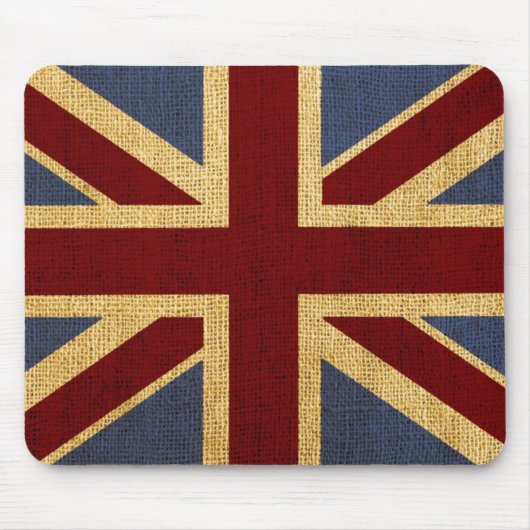 Rustic Chic Union Jack Muismat (Voorkant)