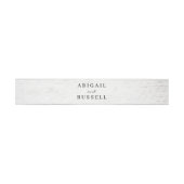 Rustic Chic Wedding Invitation Belly Band Uitnodigingen Wikkel (Vlak)