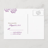 Rustic Chic Wedding Response Kaart (Achterkant)