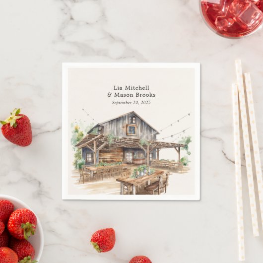 Rustic Chic Wedding Servet (Insitu)