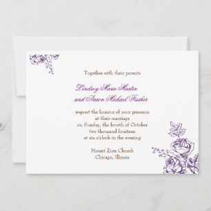 Rustic Chic Wedding Uitnodiging