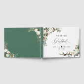 Rustic Chic Winter Floral Holly Berries Wedding Gastenboek (Volledig)