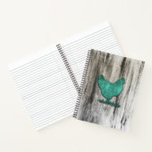 Rustic Chicken (Blauw) Notitieboek (Binnen)