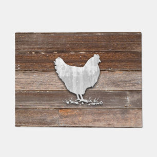 Rustic Chicken (Bruin Boards) Deurmat