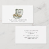 Rustic Chicken Egg Boerderij Visitekaartje (Voorkant / Achterkant)