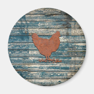 Rustic Chicken (Rusty) Magneet