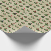 Rustic Chickens Old Saint Chick Cadeaupapier (Hoek)