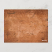 Rustic Childhood Foto's  hout sparen de datum Briefkaart (Achterkant)