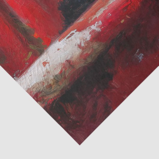 Rustic Christmas Border Collie Decoupage Tissuepapier (Detail)