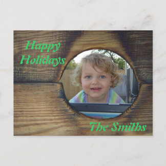 Rustic Christmas Briefkaart aanpassen