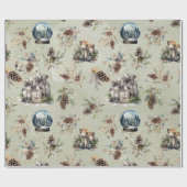 Rustic Christmas  Cadeaupapier (Vlak)