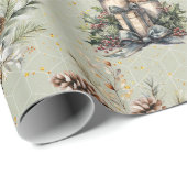 Rustic Christmas  Cadeaupapier (Rol Hoek)