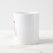 Rustic Christmas Mug – Cozy Holiday Hot Chocolate  Grote Koffiekop (Voorkant)