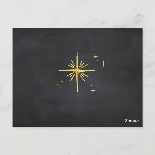 Rustic Christmas Pajama Gathering | Cabin Family Briefkaart (Achterkant)